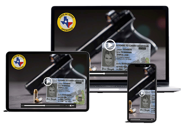 Official Texas License to Carry a handgun online class