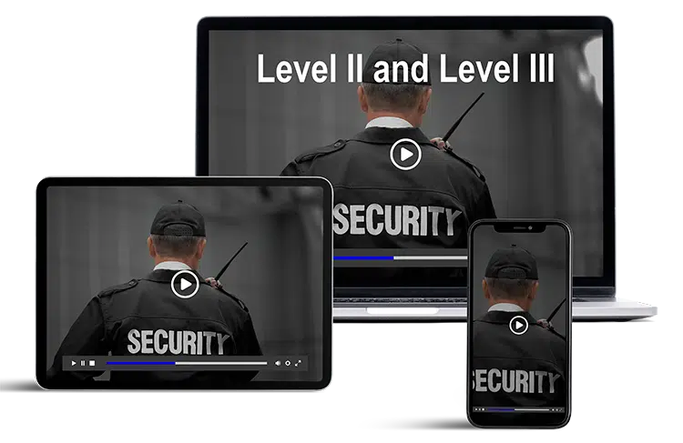 level II and III texas private security online class